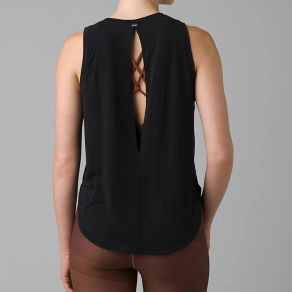 NWT PRANA Tagus Tank Black Women’s Size Small - Picture 2 of 8